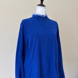 The North Face Glacier 1/4 Zip Fleece Cobalt Blue Women’s XXL